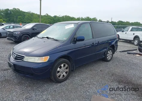2004 Honda Odyssey Ex-L из США, поврежденный, VIN 5FNRL18904B001048